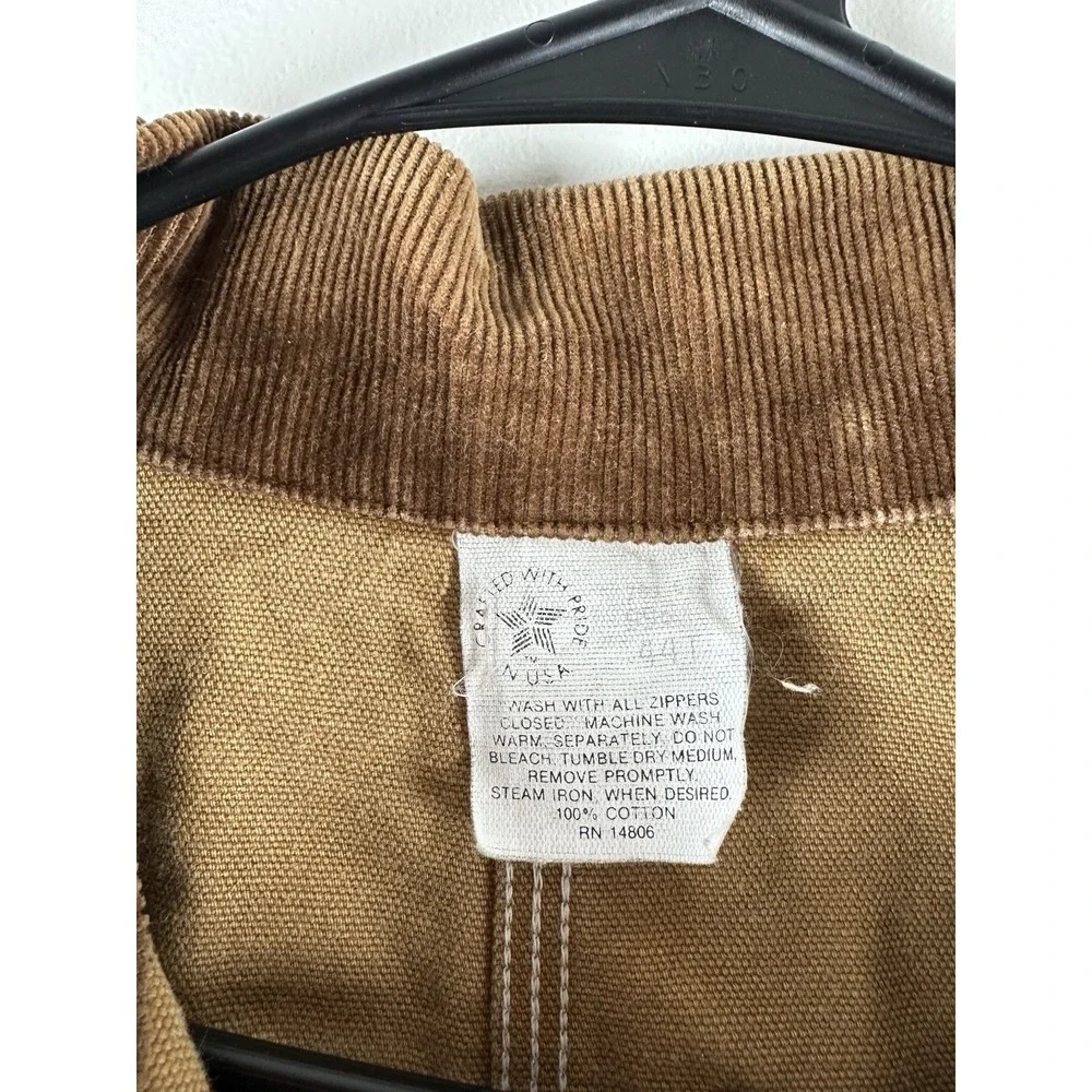Vintage 1989 100 Year Carhartt Coveralls 40T Duck Canvas Unlined Union Made USA
